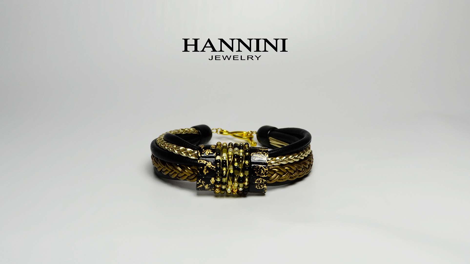 HANNINI TRSIMEGISTOS Braceled Dark Gold